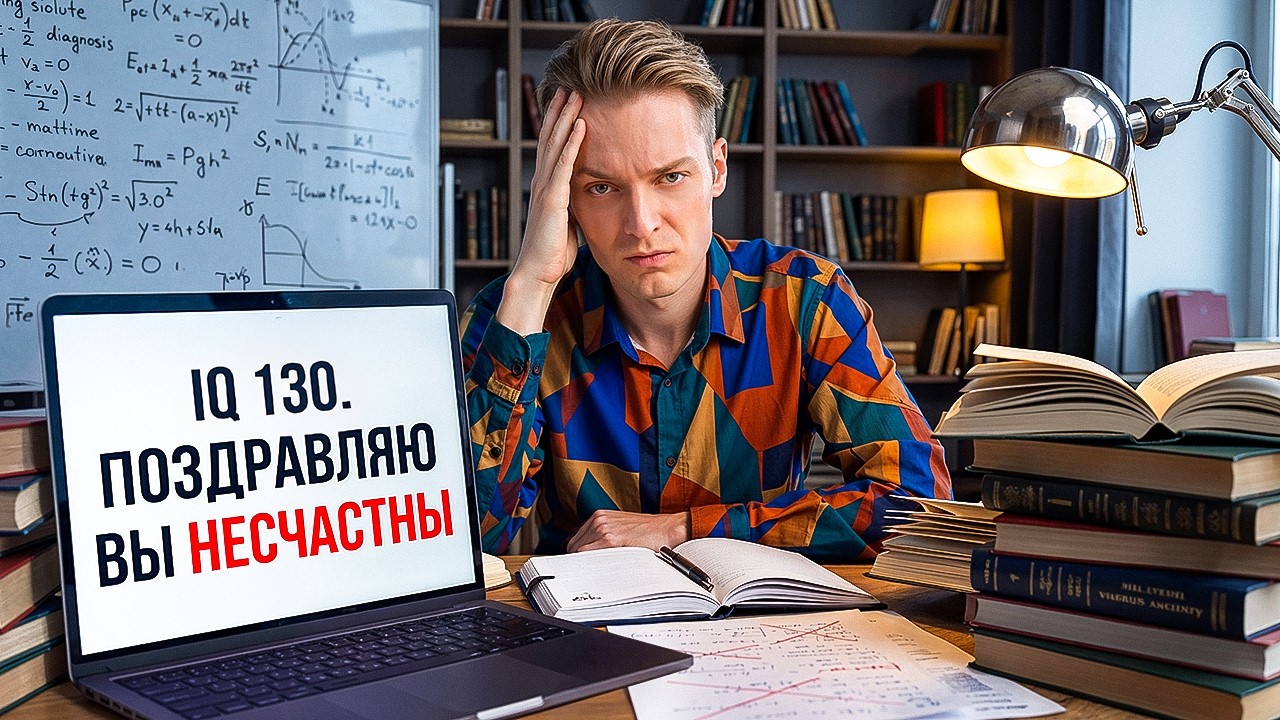 СЛИШКОМ УМНЫЕ И ГРУСТНЫЕ// Почему высокий IQ не делает вас счастливым