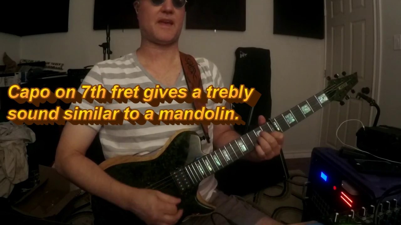 Losing My Religion REM Mandolin part on Guitar - lesson / cover