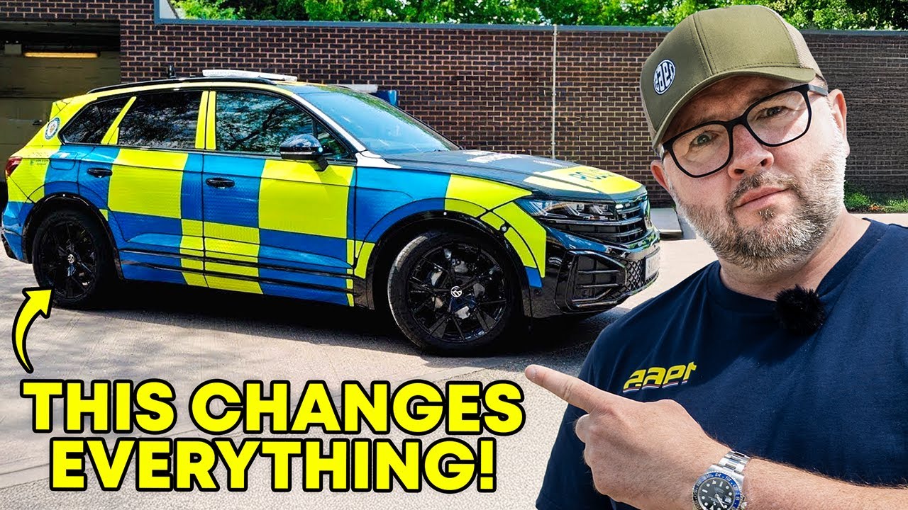 The New POLICE VW V6T Touareg. Is This The BMW X5's Replacement?