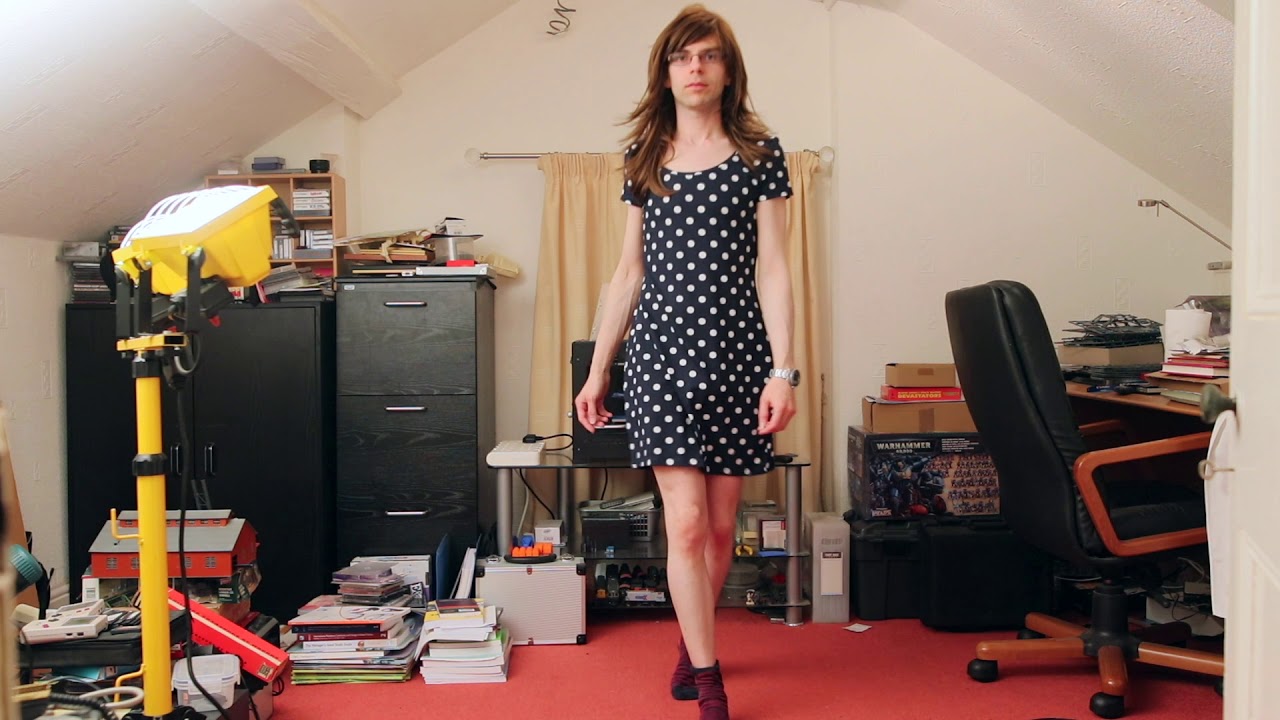 Polka Dot Jersey Flounce Dress by Oodji try on OOTD - Vlog 20