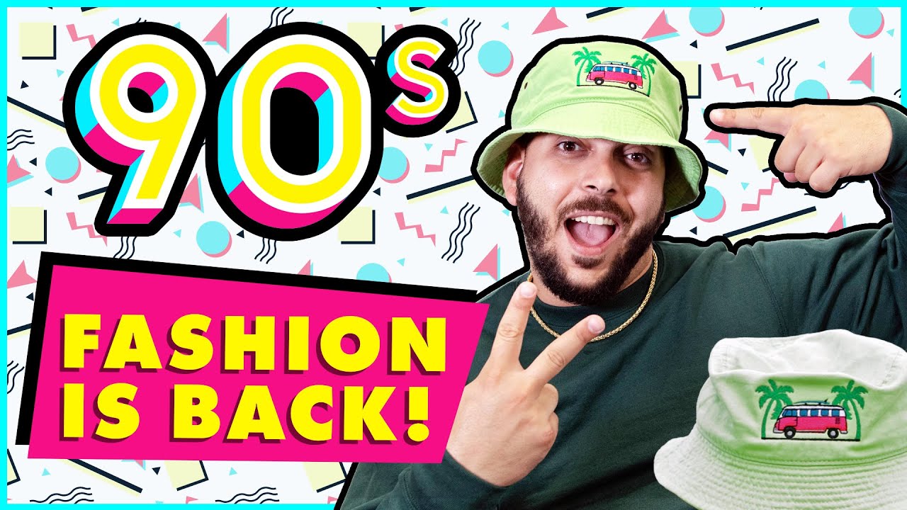 Stay on trend with this 90's DIY bucket hat tutorial