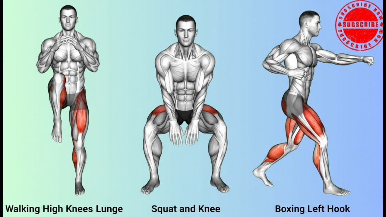Explosive Leg Workout At Home | Jump & Lunge Routine.