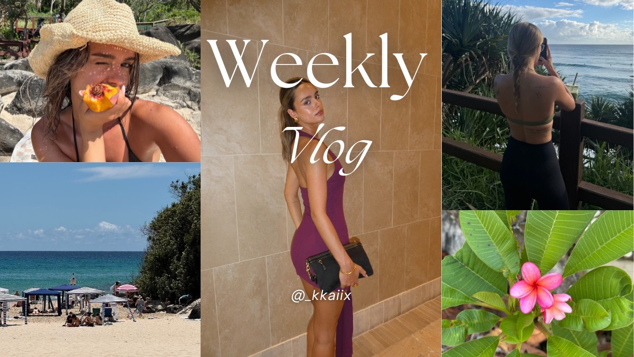 vlog II content & beach days, weekly vlog of a model & content creator 🌞👙🫧🫶🏽