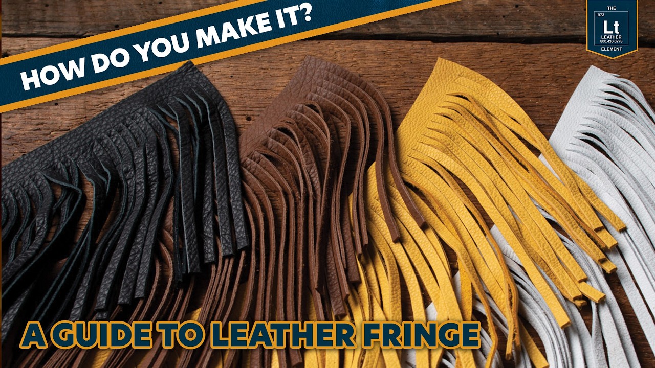 Лучшая кожа для изготовления бахромы | The Leather Element с Чаком Дорсеттом