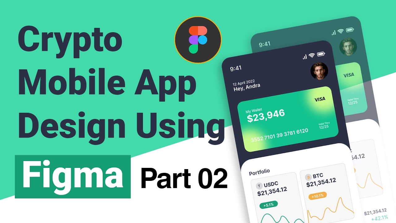 Crypto Mobile App Design Using Figma Part 02