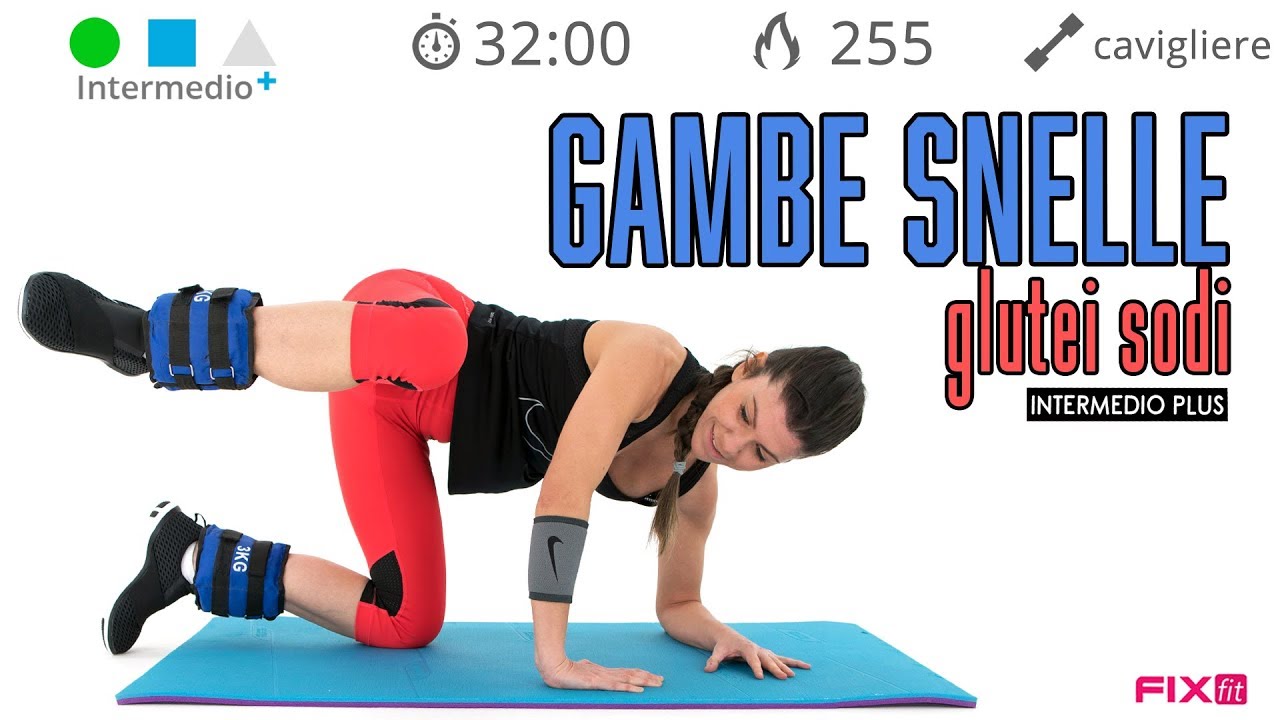 Gambe Snelle e Glutei Sodi Con Esercizi Mirati e Cardio (Cavigliere Opzionali)