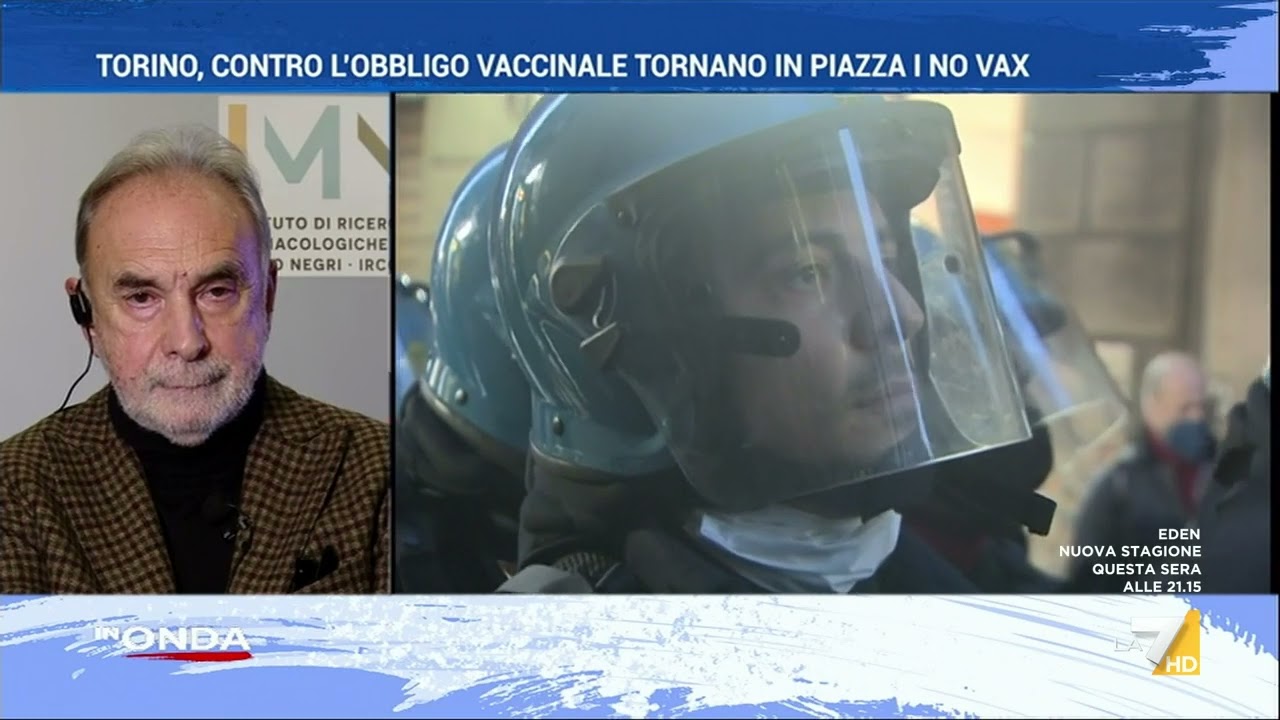Torino, contro l'obbligo vaccinale tornano in piazza i No Vax