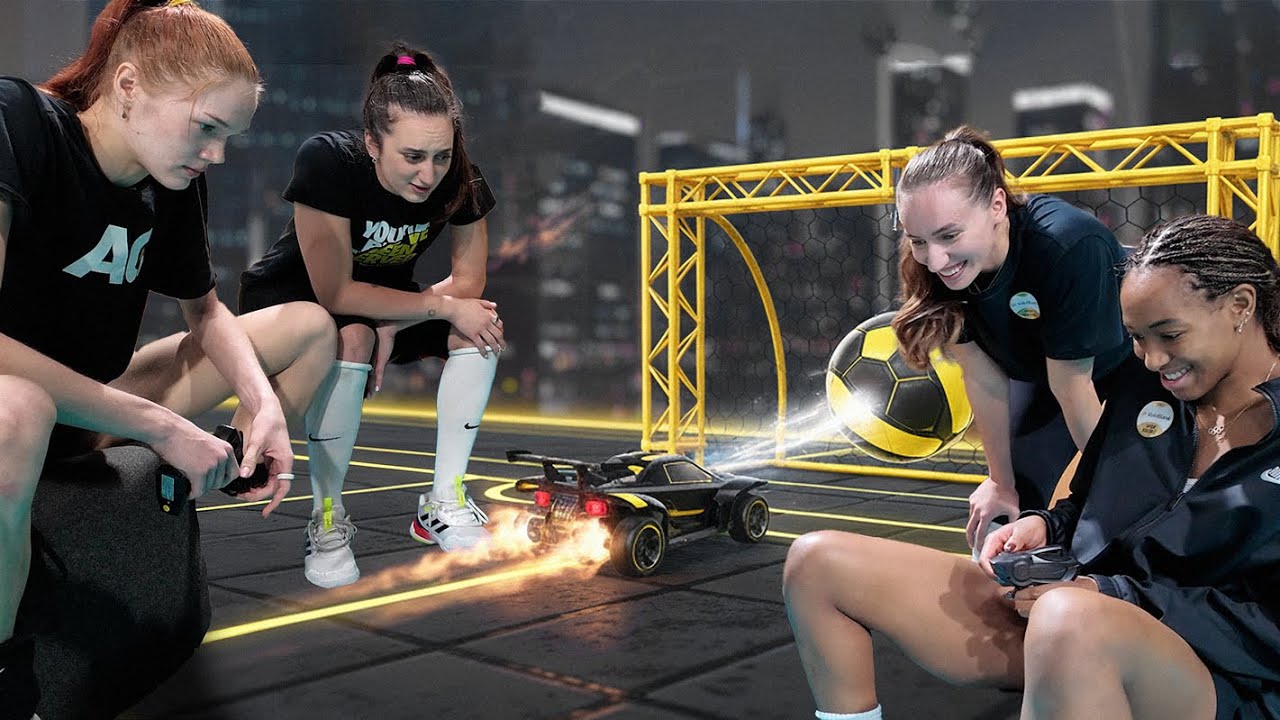 Drift & Goal Challenge | Marina & Ayça vs Sıla & Chiaka