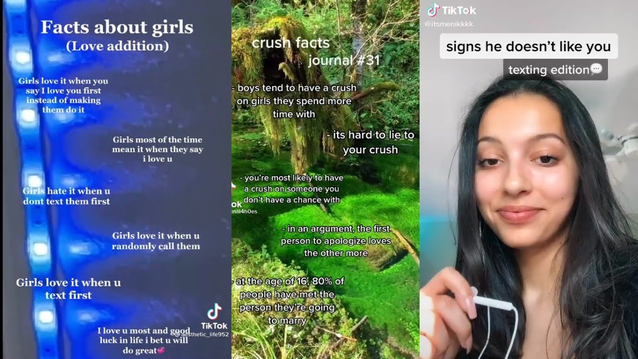 Crush FACTS, TIPS AND SIGNS💙✨😏 Tik Tok Compilation Part 4!
