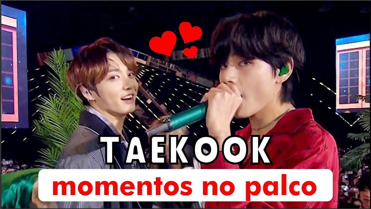 Momentos de Taekook - Taekook/Vkook Moments - No palco - #1
