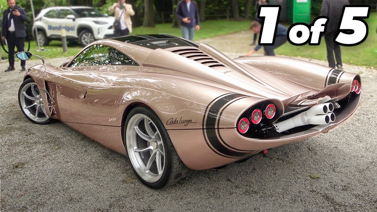 $7.5M Pagani Huayra Codalunga - V12 Start Up Sound & Driving on the road!