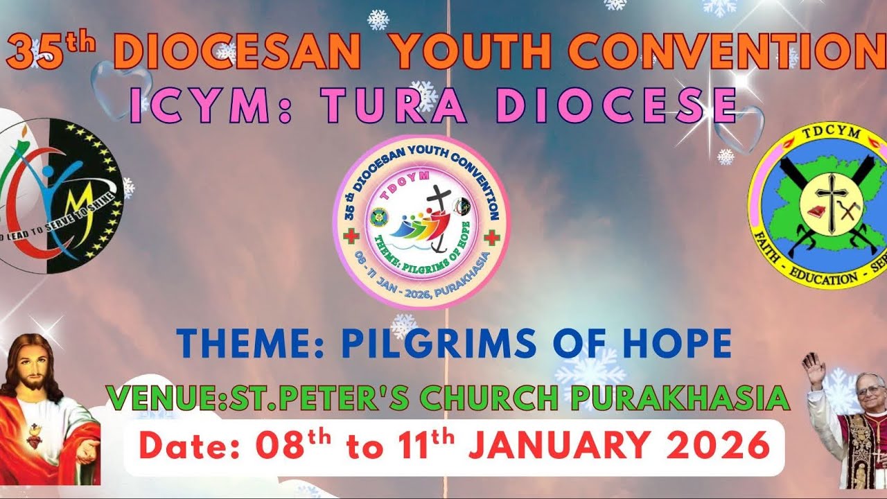 35th Diocesan Youth convention ICYM Tura purakhasia 08 11 January 2026