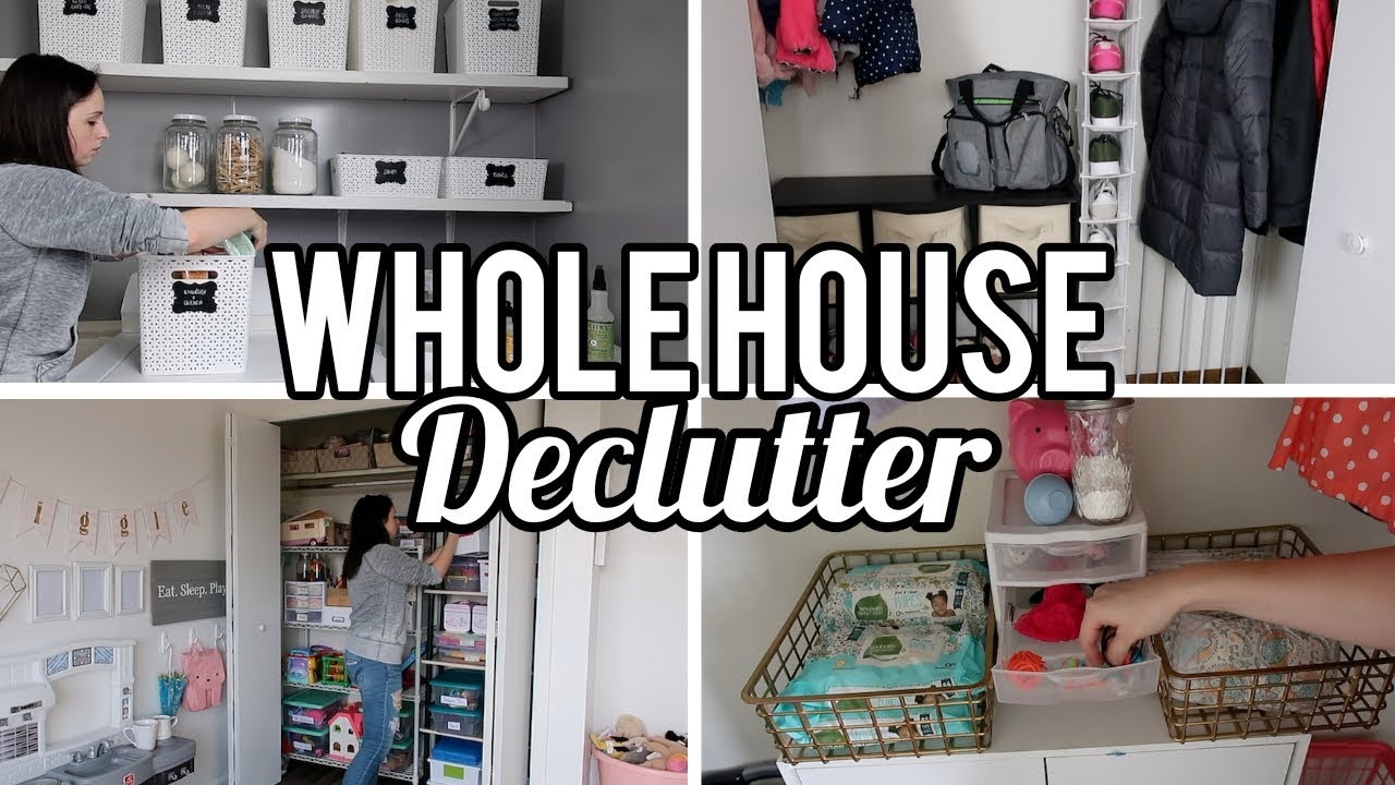 Whole House Declutter | Clean With Me | Organization