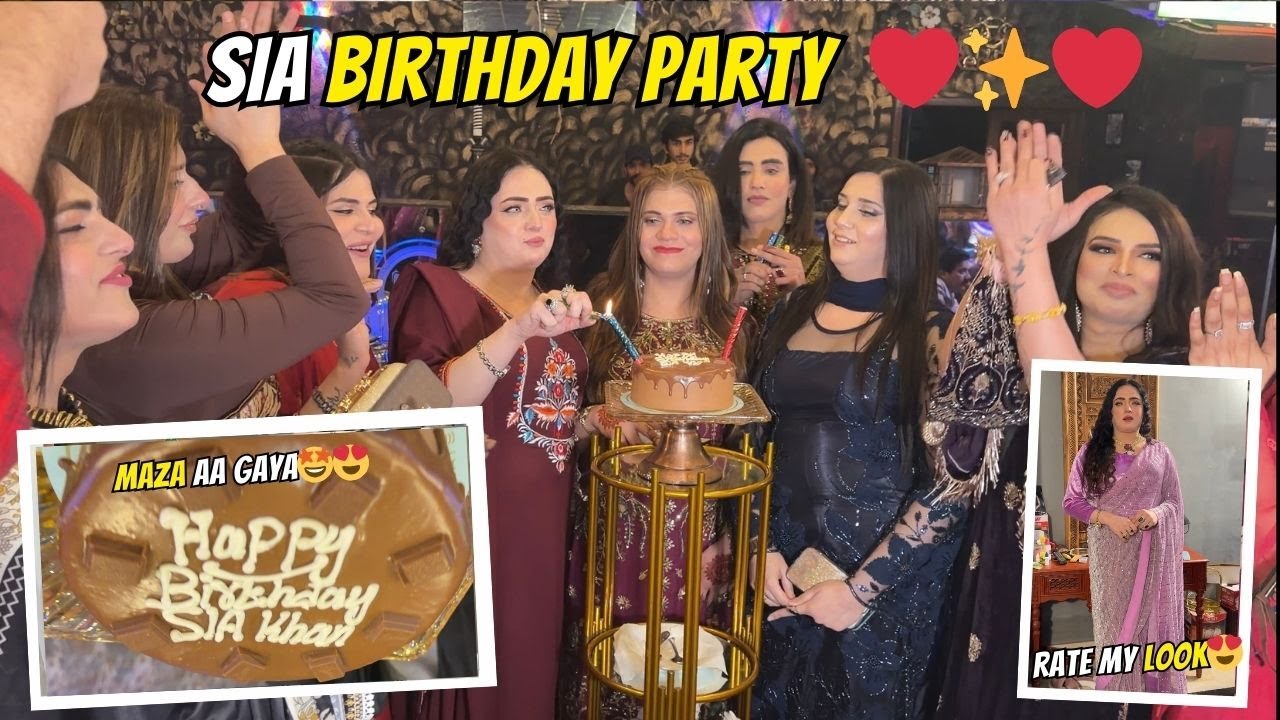 SIA KHAN BIRTHDAY PARTY❤️✨FULL ENJOY 🫶🏻🥰