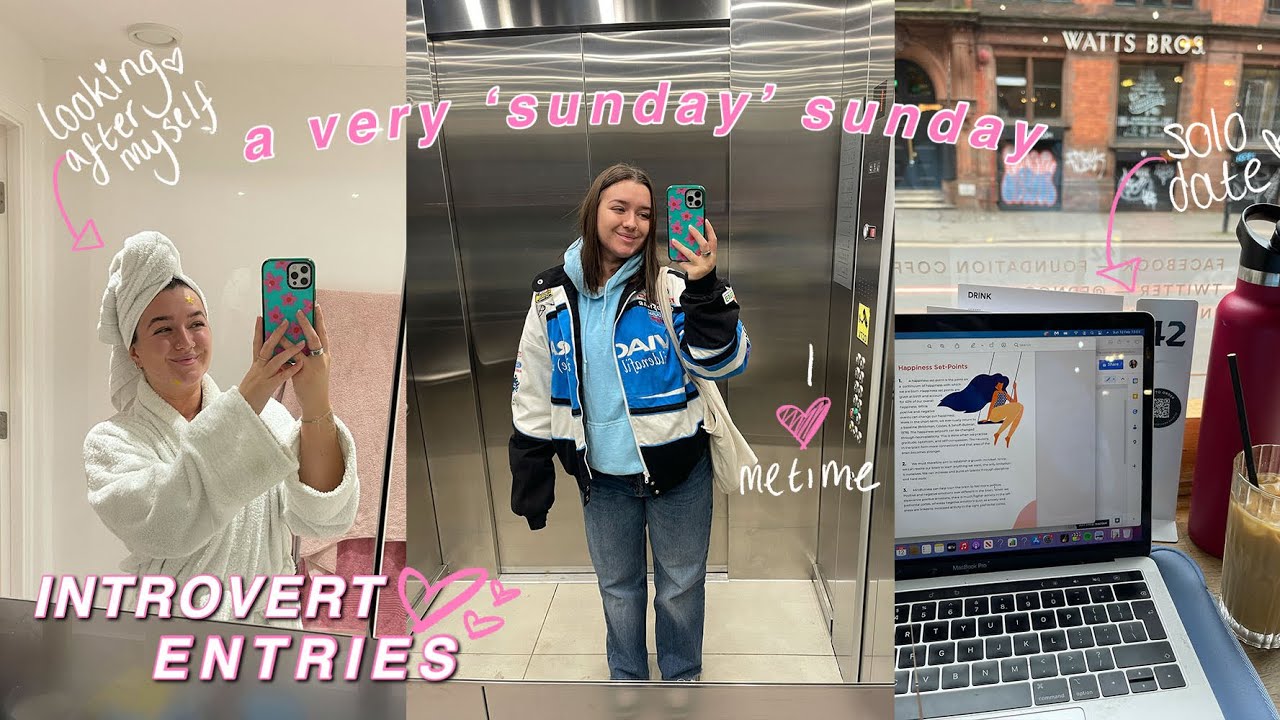 spend an ideal sunday with me 💗 introvert entries ep 001 ✨