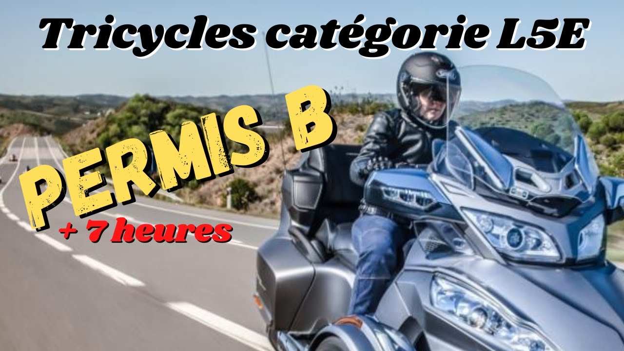 V&eacute;hicules L5E : permis B + formation 7 heures