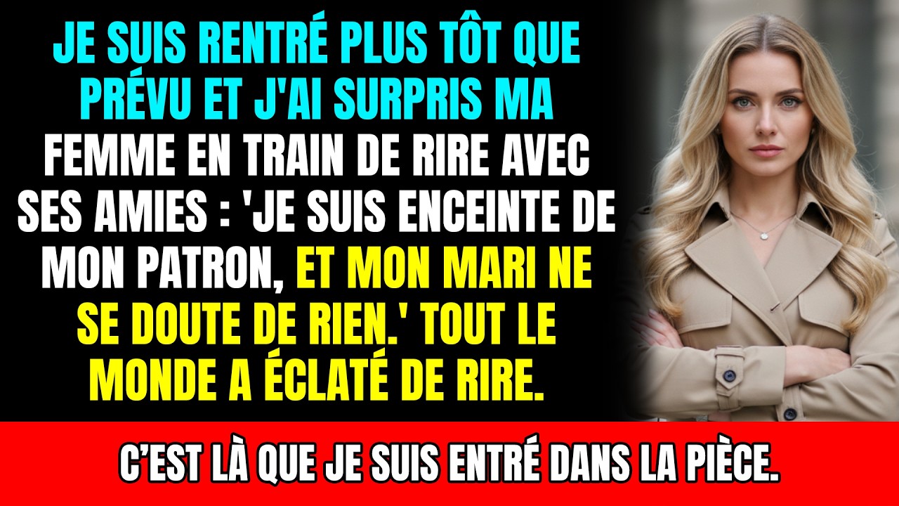 « Je suis enceinte de mon patron » : elle riait de moi, elle ne savait pas que j'écoutais tout