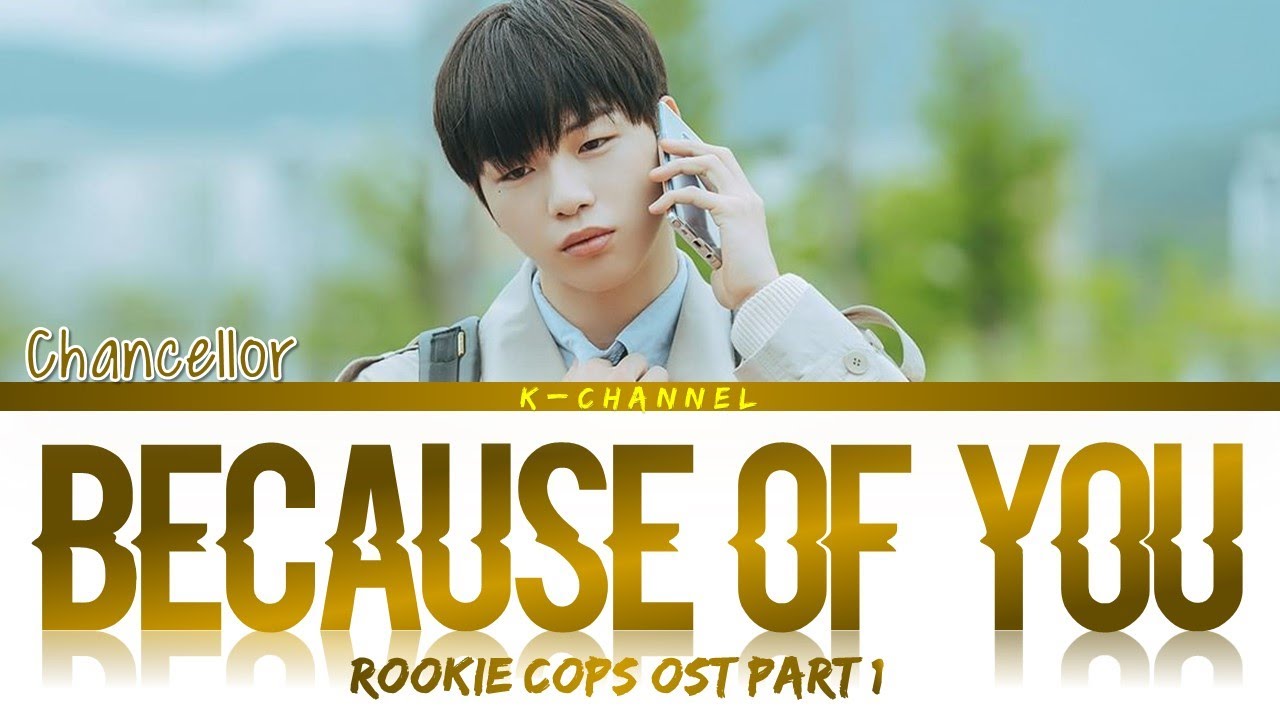 Because Of You -  Chancellor (챈슬러) | Rookie Cops (너와 나의 경찰수업) OST Part 1 | Lyrics 가사 | Han/Rom/Eng