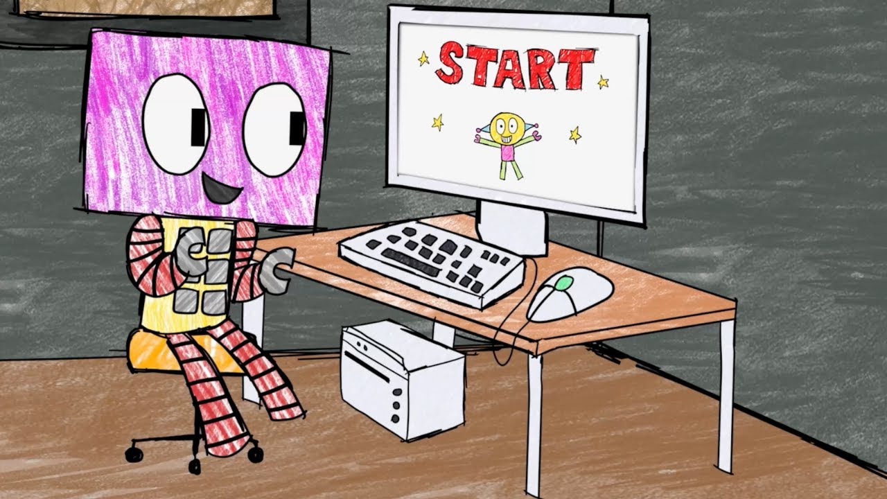 Rookie Robot🤖 | Fun Racing Game On Computer 🏁 | Funny Cartoons For Kids