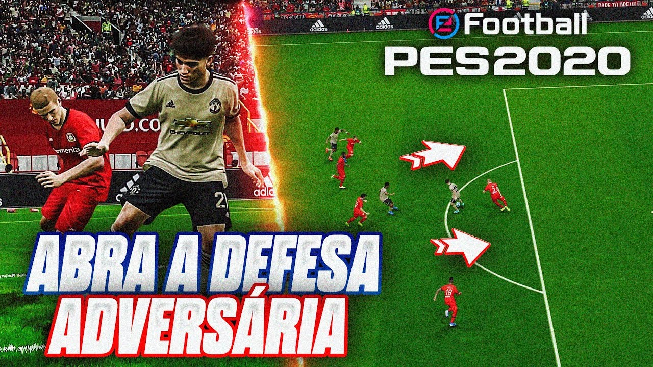 APRENDA A ABRIR A DEFESA DO SEU ADVERSÁRIO - COM ESSAS DUAS JOGADAS - PES 2020