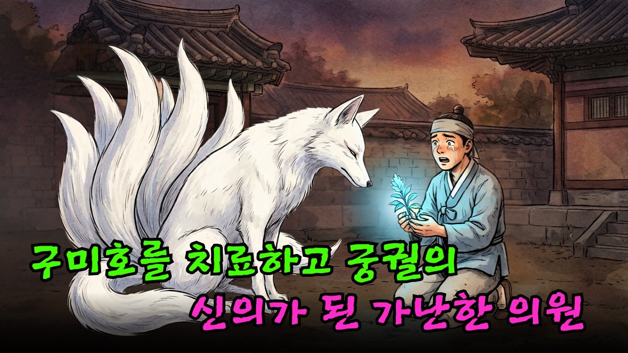 [조선 야사]:  가난한 의원 한 사람이 구미호(九尾狐)를 치료해 주고, 천하의 신의로 이름을 떨쳐 그 명성이 궁중에까지 울려 퍼진다 |야담 | 민담 |  조선시대 |은혜갚은여우|