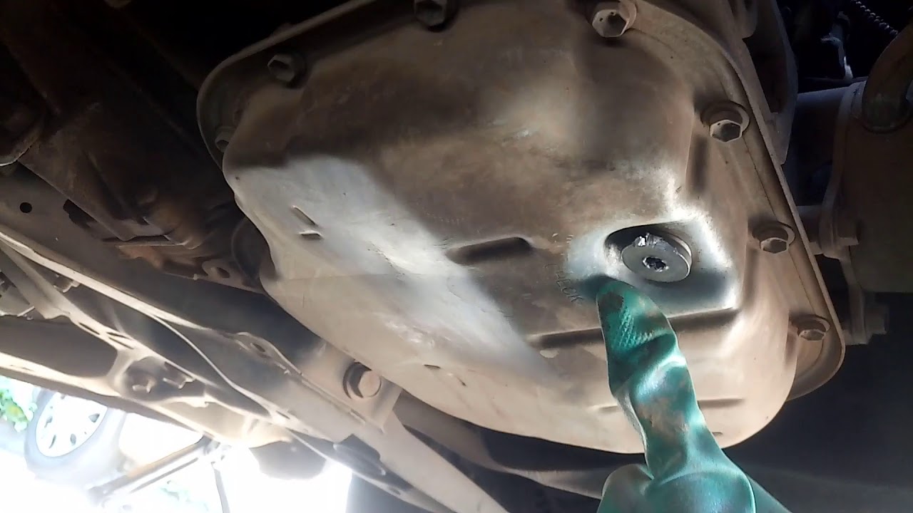 Toyota Ractis 2007 cvt oil change part 1