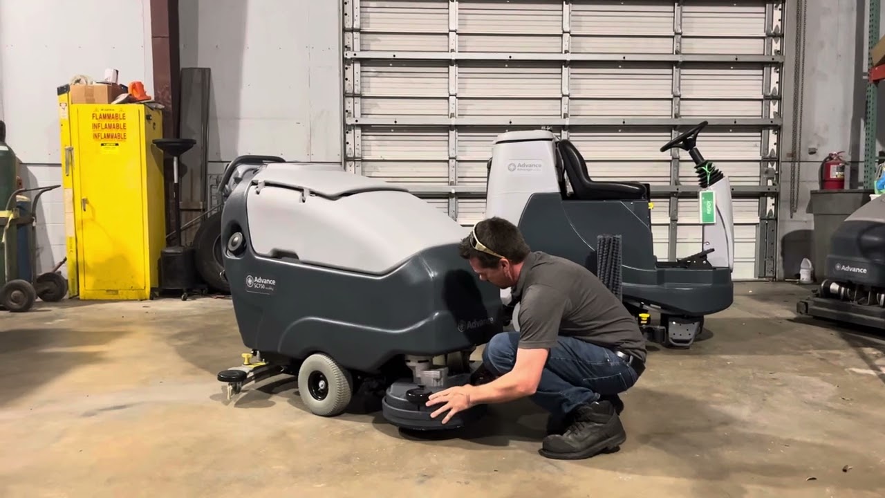 Nilfisk-Advance, SC 750 demonstration ￼