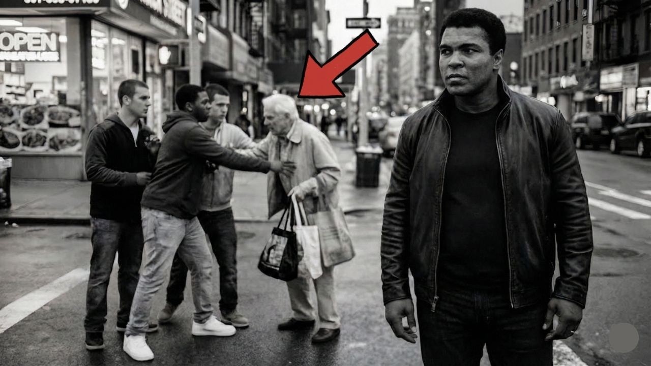 3 Thugs Were Attacking an Old Man in 1979 — Then Muhammad Ali Stepped Out and Said 5 WORDS