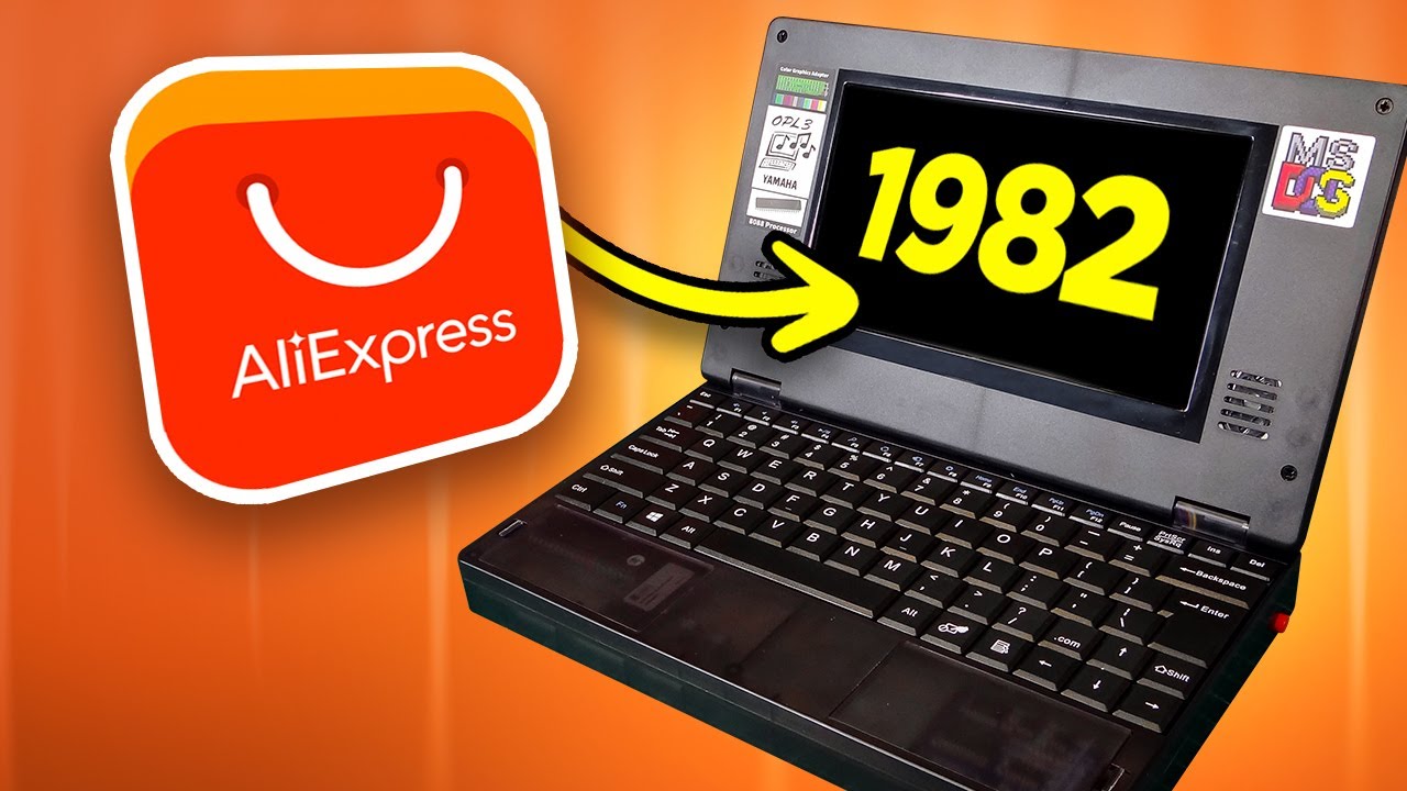COMPRÉ en un LAPTOP de los 80 en ALIEXPRESS ¿ sirve para ALGO ? - BOOK 8088