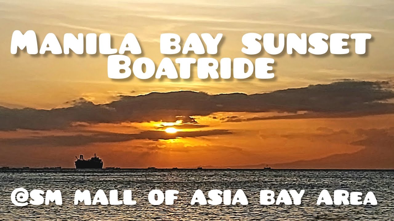 Manila Bay Sunset Boatride | Cruise by the Bay SM MOA