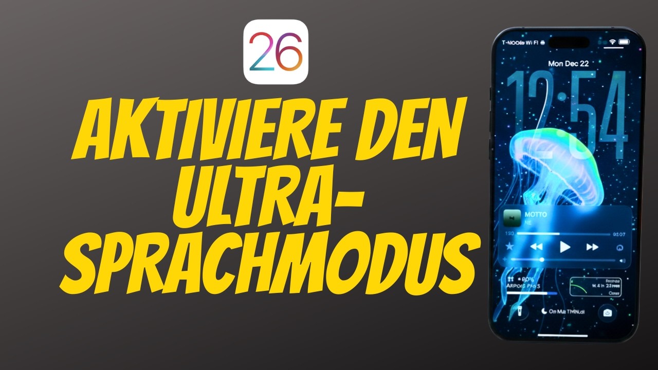Aktiviere den ULTRA-Sprachmodus auf dem iPhone (Funktioniert bei ALLEN!)