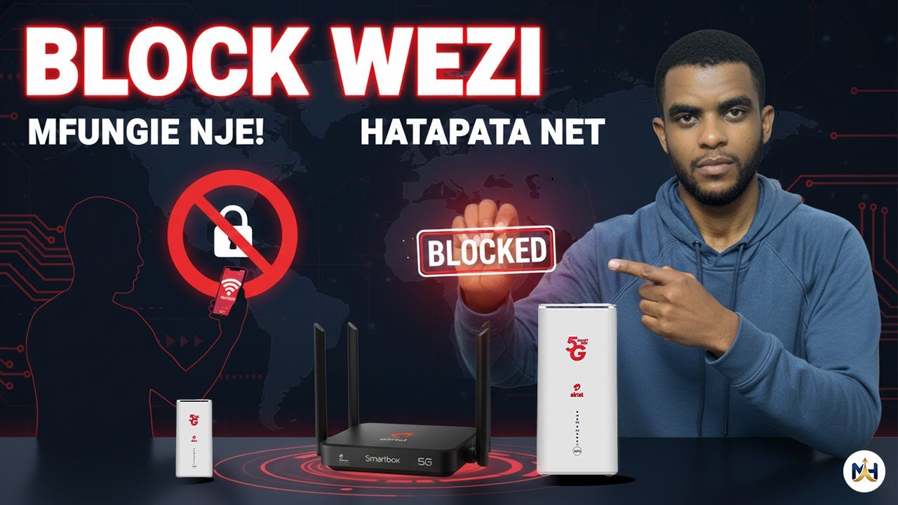 Wanakumalizia Bando? Jinsi ya Ku-Block Wezi wa WiFi (Airtel 5G)