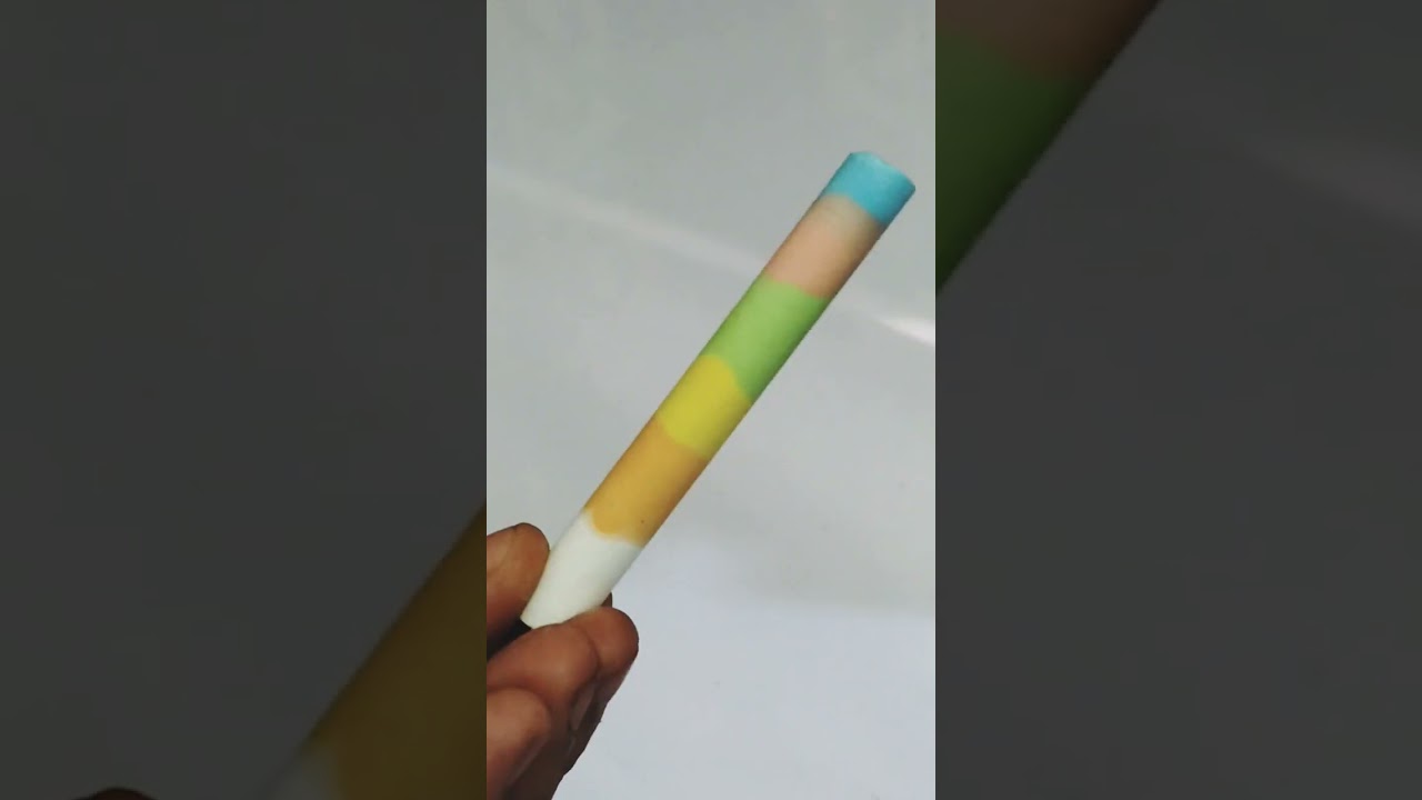 🌈Rainbow Chalk|DIY| #shorts #satisfying