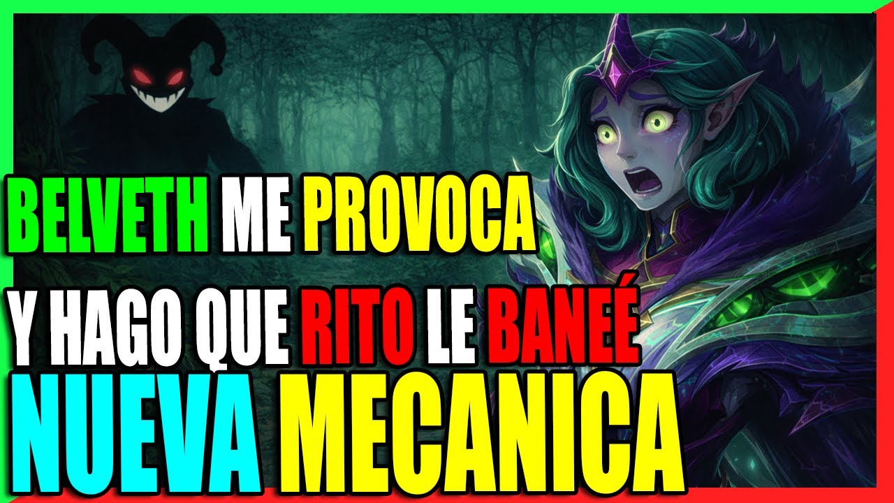 Esta BEL’VETH Me Provocó… Usé esta NUEVA Mecánica de SHACO y RIOT la BANEÓ 😈 *Permaban lol