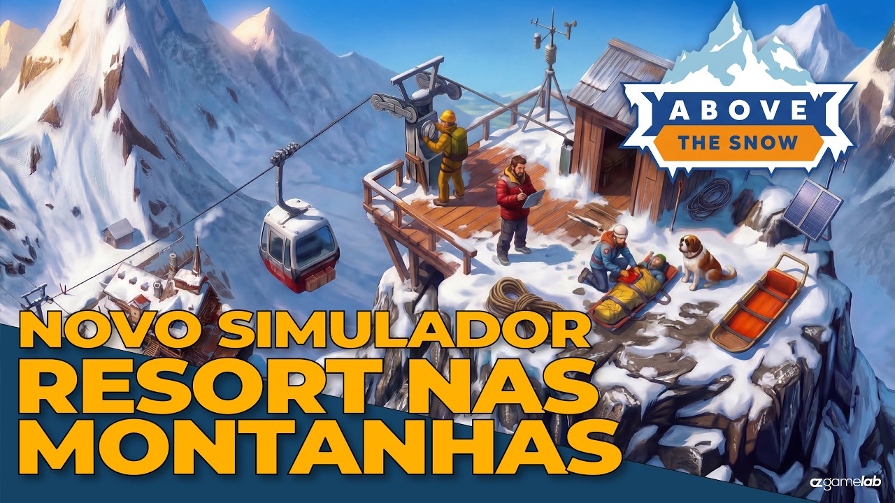 Esse SIMULADOR de RESORT nos Alpes me SURPREENDEU - Above the Snow