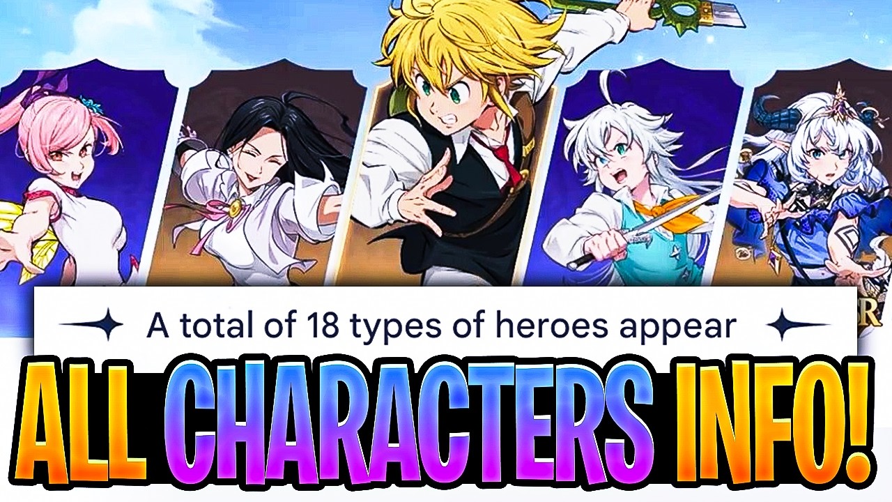 В игре Seven Deadly Sins: Origin все 18 игровых персонажей будут доступны для глобального запуска!