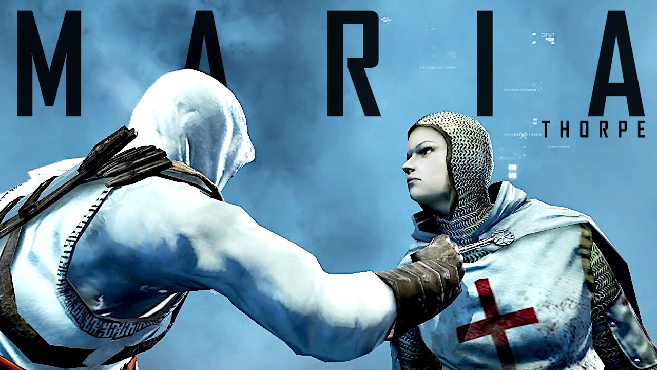 Altair Defeats Maria And The Templars In The Funeral Ambush | Assassin's Creed