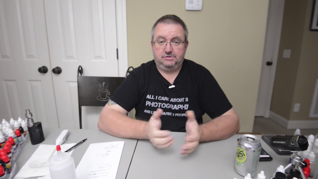 The cost of making ejuice.