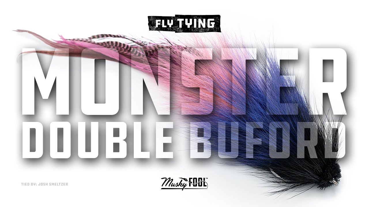 Как связать мушку Monster Double Buford Musky Fly &mdash; от компании Musky Fool Fly Fishing Co.
