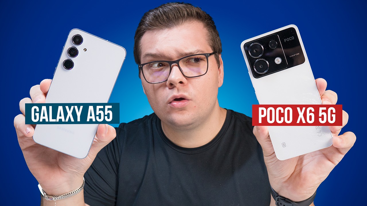 Galaxy A55 vs POCO X6 5G! Qual o MELHOR para COMPRAR?