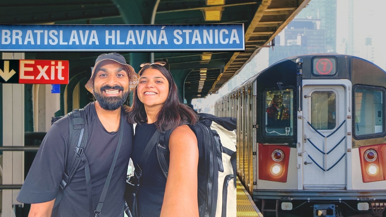 Travelling Europe By Train - Budapest to Bratislava VLOG