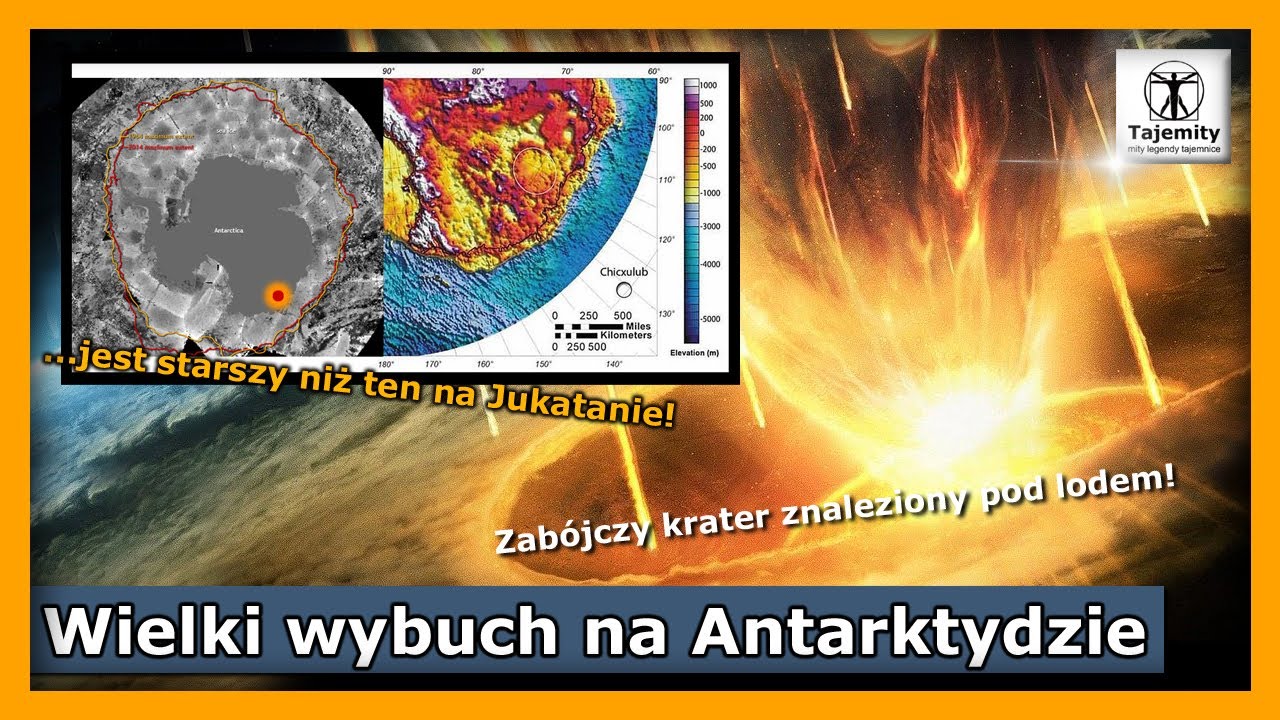 Wielki wybuch na Antarktydzie - odnaleziono zab&oacute;jczy krater pod lodem! Przerasta ten na Jukatanie!