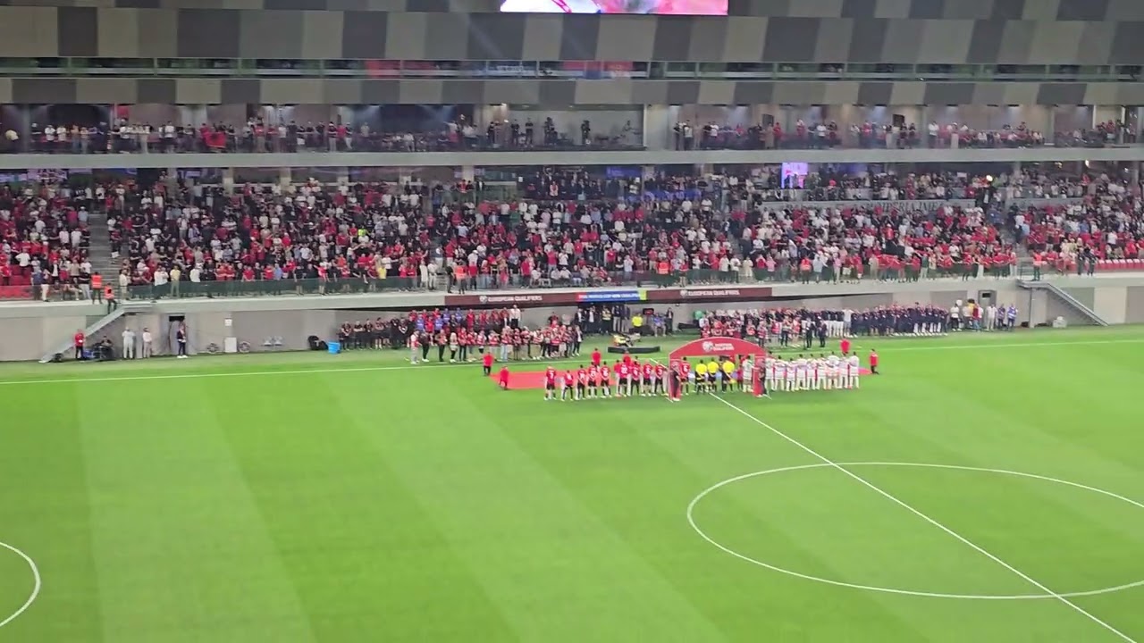 ALBANIA - serbia 0-0 atmosfere e cmendur ne stadium