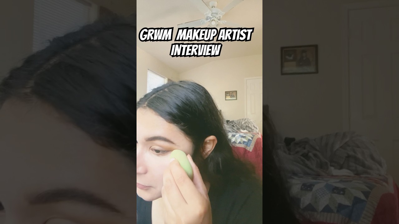 GRWM for a artist interview #makeup #hair #makeupartist #grwm #grwmmakeup #mua #makeupmafia