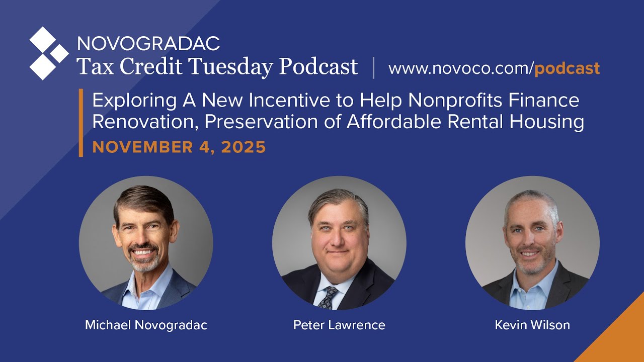 Nov  4, 2025  Exploring New Incentive to Help Nonprofits Finance Renovation, Preservation of Afford