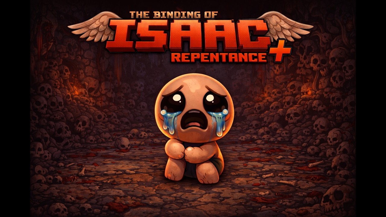 The Binding of Isaac Repentance+ играет новичок 856/1000 нужна твоя подписка