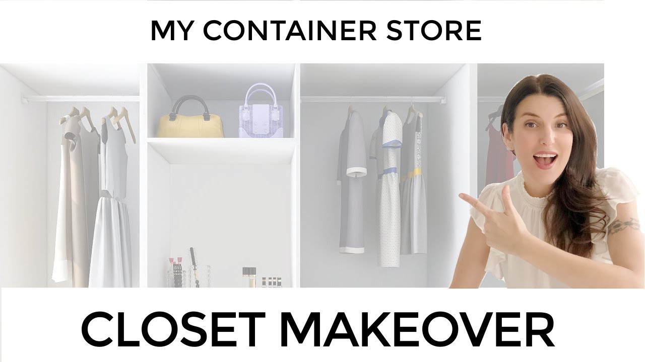 MY Closet Makeover Before and After - Container Store ★