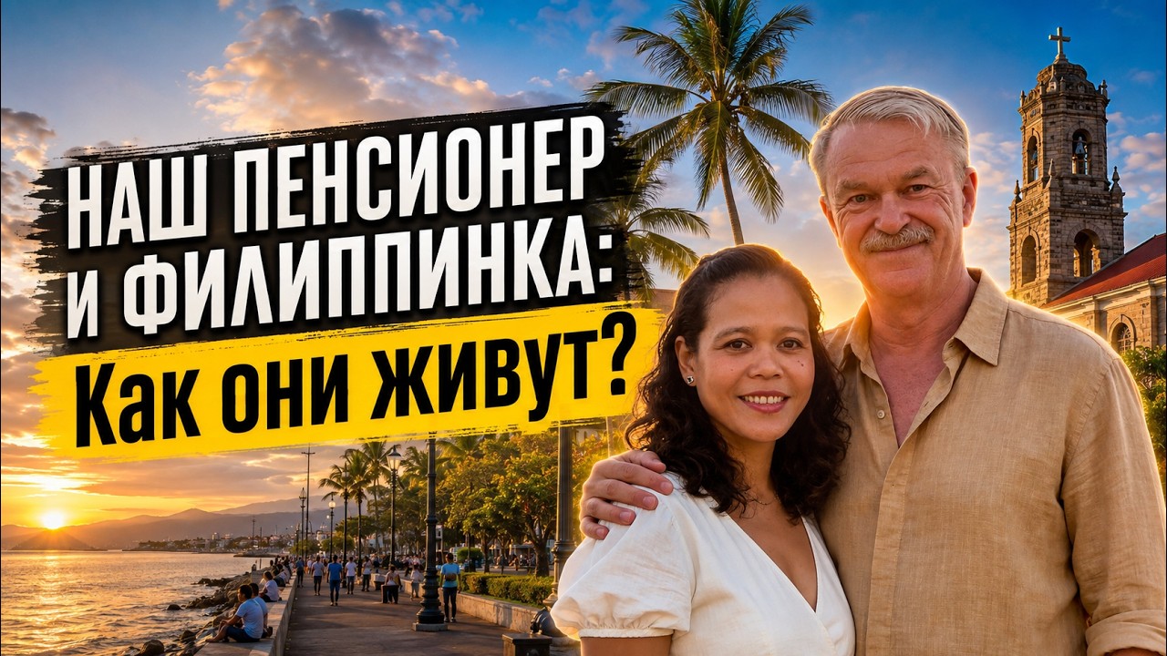 Вышел на пенсию и живёт с молодой филиппинкой. Интервью с дядей Пашей и Чече. Филиппины 2023