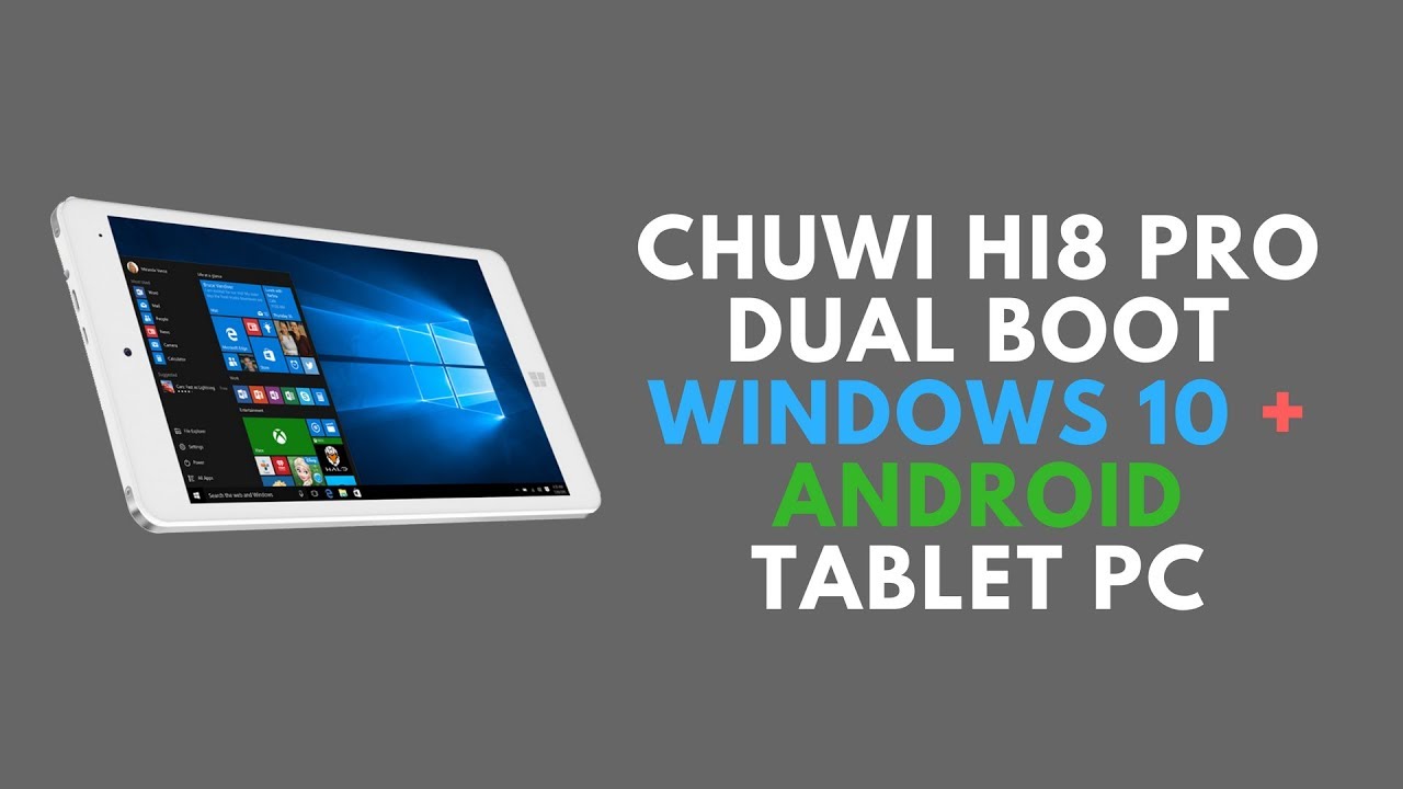 Chuwi Hi8 Pro Dual Boot WINDOWS 10 + ANDROID Tablet PC