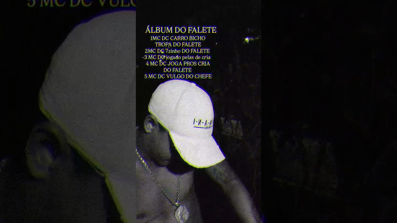 ÁLBUM DO FALETE ARTISTA COMPOSITOR MC DC DE SG🎵